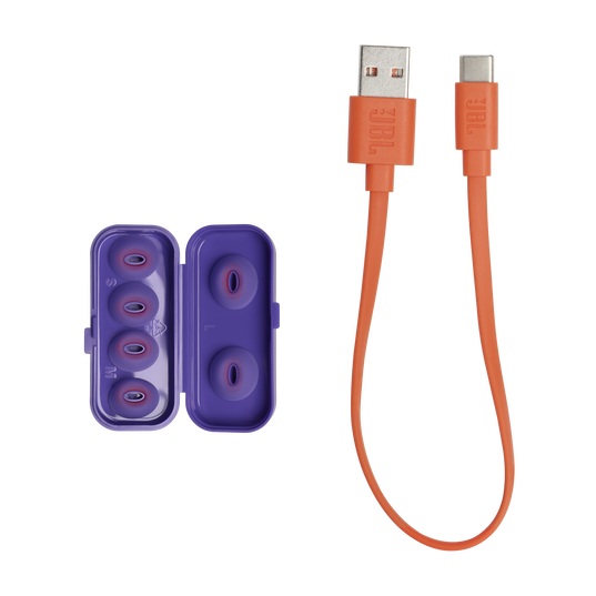 JBL Tune Flex Ghost Edition - Ghost Purple - True wireless Noise Cancelling earbuds - Detailshot 4